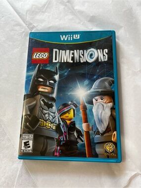 Lego Dimensions Wii U Video Game with Bright Blue Case